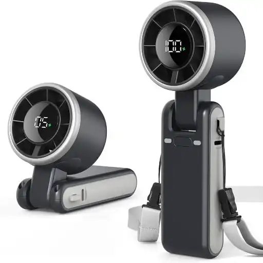 Handheld Portable Turbo Mini Fan – Rechargeable High-Speed Cooling Fan with Strong Airflow